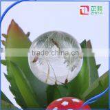 20mm Clear Transparent Resin Ball With Dandelion,dandelion Resin Ball With Wish Pendant thumbnail-1