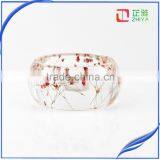 Fashion Wholesale Factory Price Real Dried Flower Resin Bracelet thumbnail-2