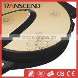 2016 Multifunctional Gloden Round Electric Griddle thumbnail-3