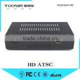 hd digital conversor OEM china supplier ATSC TV receiver set top box with PVR USB display