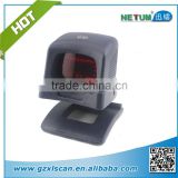 NT-2020 Desktop Omni Direction 1D/2D Barcode 20lines Laser Scanner reader with PS2/USB/RS232