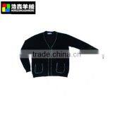 Cotton Women Cardigan, Black Fashion Wool Cashmere thumbnail-1