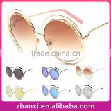 Wholesale china womens sun glass custom round fashion sunglasses 2016