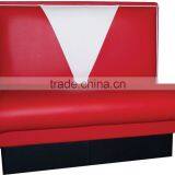 Modern Furniture Used for Restaurant Button Tufted Leather Booth thumbnail-1