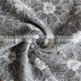 Grey Swiss Voile African Lace Knitting Fabrics for Clothing/garment thumbnail-2