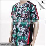 Plain White Sublimation Men's Fashion Camo Baseball Jersey thumbnail-2