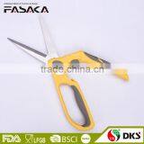 SS130110Y -2016 New Style and Design 8" Stainless Steel Tailor Scissors With Colorful Plastich Handle thumbnail-2