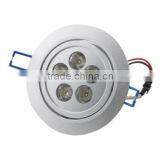 Recessed Down Light Epistar 5w 500lm Ip65 Led Ceiling Lamp