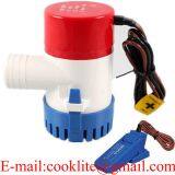 Electric Bilge Pump / DC Submersible Water Pump 12V/24V 350GPH thumbnail-1