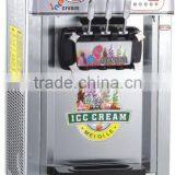 All stainless steel rainbow soft ice cream machine /maker (manufacturer)