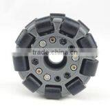 100mm Double Plastic Assemble Robot Omni Wheel W/Bearing Rollers 14041 thumbnail-1