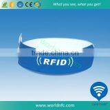 Single Use Paper Ultralight C NFC Wristbands RFID Bracelet thumbnail-1