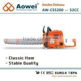 52cc Petrol Chainsaw, CE/EMC Approved, Gas Saw, Chain Saw