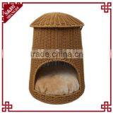 S&D Wholesale Plastic Rattan Cat House Cat Bed Cat Furniture Pet Bed Made in P.r.c thumbnail-2