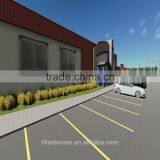 Low Cost Galvanized Steel Frame Kit Market Building Design thumbnail-5