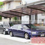 Portable Modern Aluminum Frame Polycarbonate Cantilever Carport Outdoor Car Port thumbnail-2