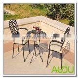 Audu 3 Pieces Patio Garden Outdoor Cast Aluminium Bistro Set thumbnail-1