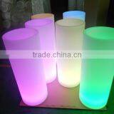 Manufacturer PE LED Round Flower Pot/PE Led Bucket With Remote Control 16 Mix Changeable Colors Die38*H115CM thumbnail-2