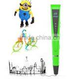 2016 New 3D Printer Pen With Led Screen With 3color Free Filament Wholesale Factory Shopping Online Kids 3D Pen thumbnail-1