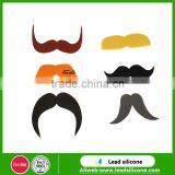 Wholesale Mustache Shape Silicone Bottle Markers,Custom Drink Markers thumbnail-1