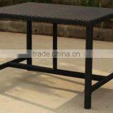Aluminum Frame Rattan Table and Chair Dining Set for Garden thumbnail-6