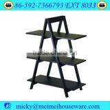 Antique Wooden Corner Triangle Bookcase Ladder Bookcase thumbnail-2