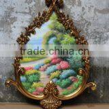 Old Factory Style Antique Gold Fancy Picture Frames thumbnail-4