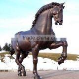 Large Outdoor Copper Life Size Brass Bronze Horse Statue thumbnail-2
