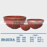 GLAZED CERAMIC OUTDOOR POT BN-G078 thumbnail-1