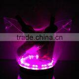 LED RBG Color Changing Large Clear Acrylic Ice Buckets thumbnail-5