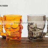 New Style Wholesale 550ml LED Acrylic Drinkware Skull Plastic Cup Mug Halloween Decorations thumbnail-6