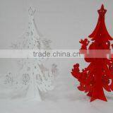 Christmas Wooden Standing Tree Decoration JA02-11335W-R