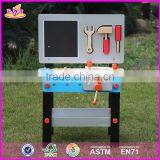 2017 Top Fashion Preschool Toy Kids Wooden Play Workbench W03D070 thumbnail-6
