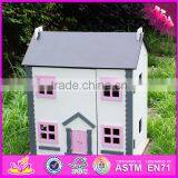 2016 Hot Item Kids Wooden Small Toy House, Top Fashion Baby Wooden Small Toy House W06A154 thumbnail-6