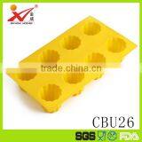 CBU26 FDA LGFG 8 Connected Silicone Funny Cake Mold thumbnail-1