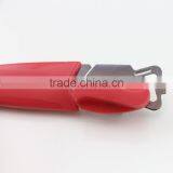 Red Plastic Handle Easy to Grip Can Opener Includes Bottle Cap Opener and Can Tab Lifter thumbnail-3