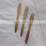 Lovely and Mini Bamboo Fruit and Vegetable Fork
