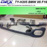 Auto Part Suv Exhaust Rear Diffuser Kit for BM---W X6 F16 thumbnail-2