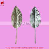 Big Green Artificial Leaves Christmas Ornament Glitter Decorative Leave New Product thumbnail-1