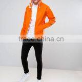 Custom Best Price Competitive New Design Durable Drawstring Hood Functional Pockets Orange 100% Polyurethane Casual Men Jacket thumbnail-4