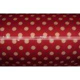 100%Polyester Dot Print Satin Fabric for Ladies' Fashion Wear thumbnail-1