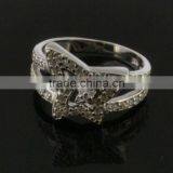 Diamond CZ Cocktail Ring thumbnail-1