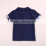 Boys Gender Knitting,Plain Dyed Children Polo t Shirt the Sleeves With Lace thumbnail-2