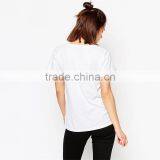 2015 Best Selling White v Neck Yoga t Shirt. thumbnail-2