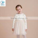 2017 Girls Frock Designs Latest For Party Wear Knitted Winter Party Dress Children Clothes Wholesale thumbnail-1