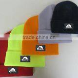 Snowboard Beanie Various Neon Colors Custom Woven Label Knitted Beanie thumbnail-3