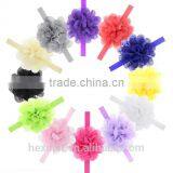 Handmade Crochet Baby Headband Flower Hairband for Girls thumbnail-2