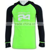 Light Weight Fashion Slim Fit Plain Hoodies no Pocket thumbnail-3