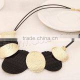 Waxed Cotton Cord Necklace High End Fashion Jewelry Necklace Wholesale Costume Ladies Necklace Jewelry thumbnail-3