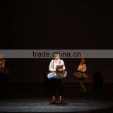 Cute Hello Kitty Dancewear, White Blouse With Suspenders Skirt thumbnail-2